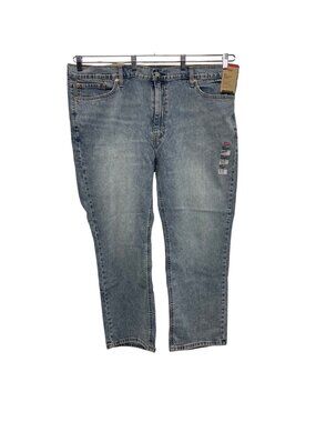 Levi's 541 Athletic Taper Stretch Jeans Size 46x30 (Measures 46x29) Blue Denim